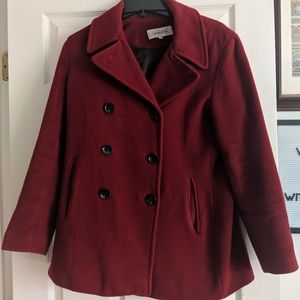 Calvin Klein Peacoat | Red | Size 10